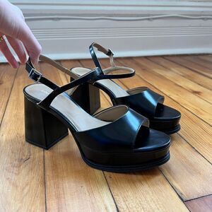 & Other Stories Black Platform High heels US 8